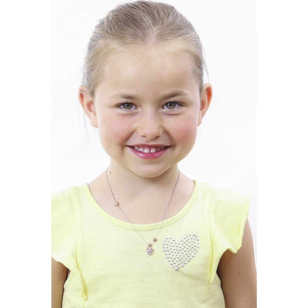 Collana bambina gioielli Disney ns00016trwl-157 in argento 925 topolino