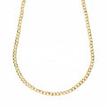 Collana in oro giallo 18kt pesante maglia grumetta unisex