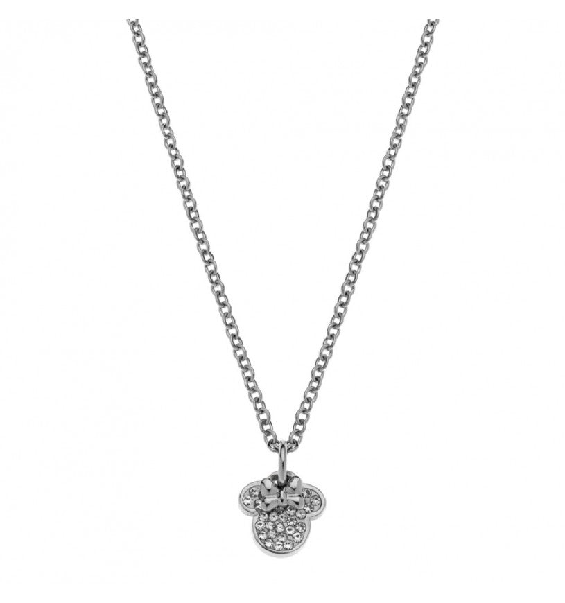 Collana bambina Minnie Disney acciaio e cristalli n600582rwl-b.cj