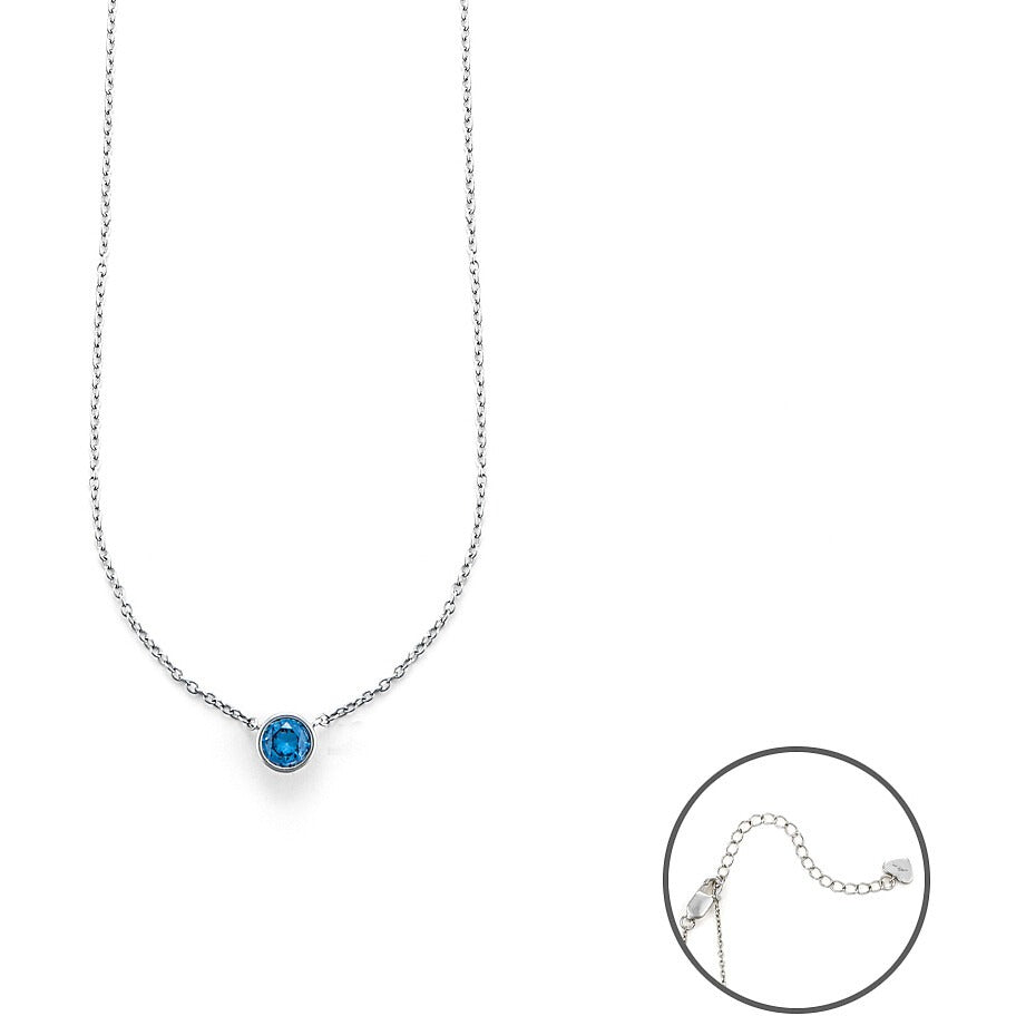 Collana in argento donna gioielli 4US Cesare Paciotti 4ucl5784w punto luce blu