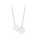collana donna gioielli Sagapò Butterfly quadrifoglio sbf07