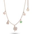 Collana donna con quadrifoglio pendente gioielli Comete Gla 250