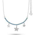 Collana donna gioielli Comete con stelle pendenti gla 257