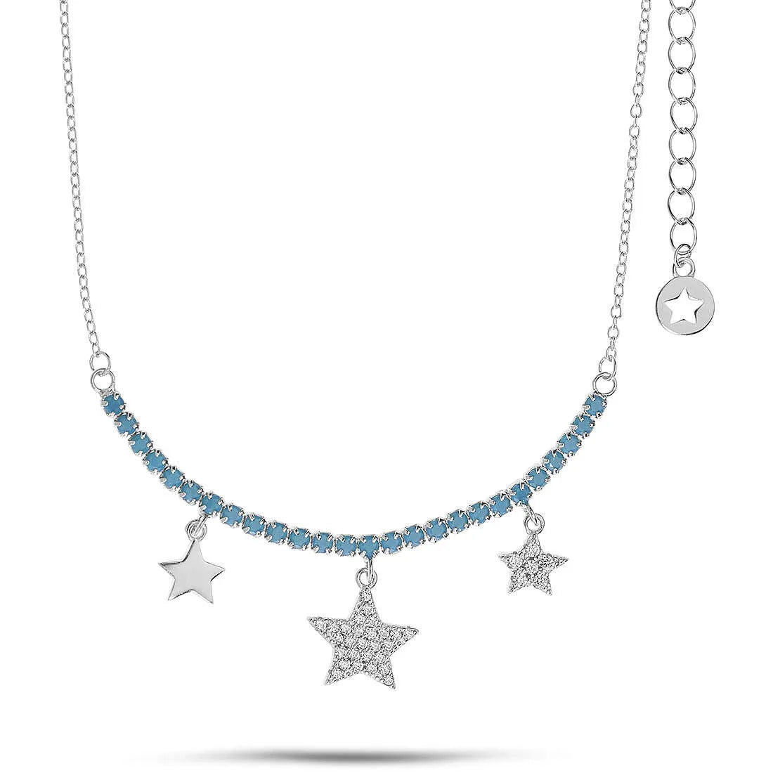Collana donna gioielli Comete con stelle pendenti gla 257