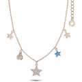 Collana donna gioielli Comete con stelle pendenti gla 248