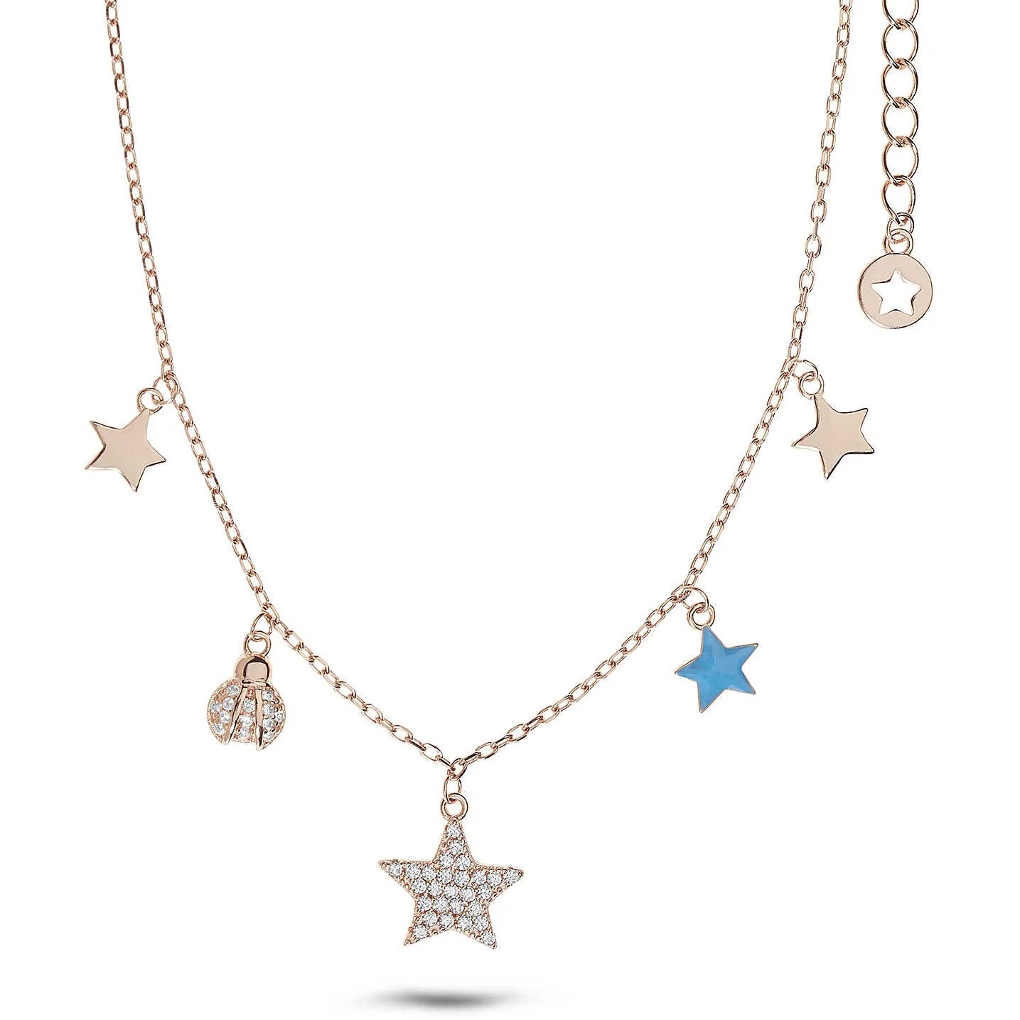 Collana donna gioielli Comete con stelle pendenti gla 248