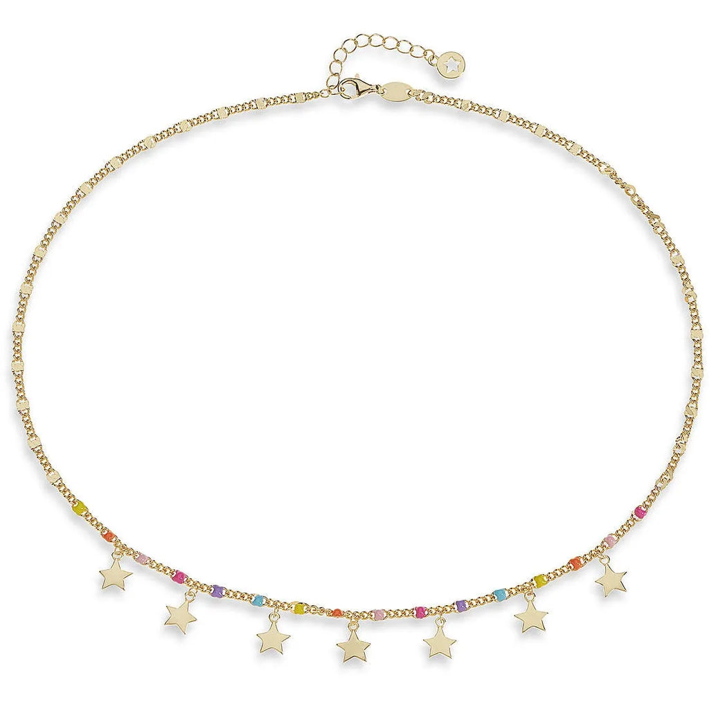 Collana donna gioielli Comete con stelle pendenti GLA 254