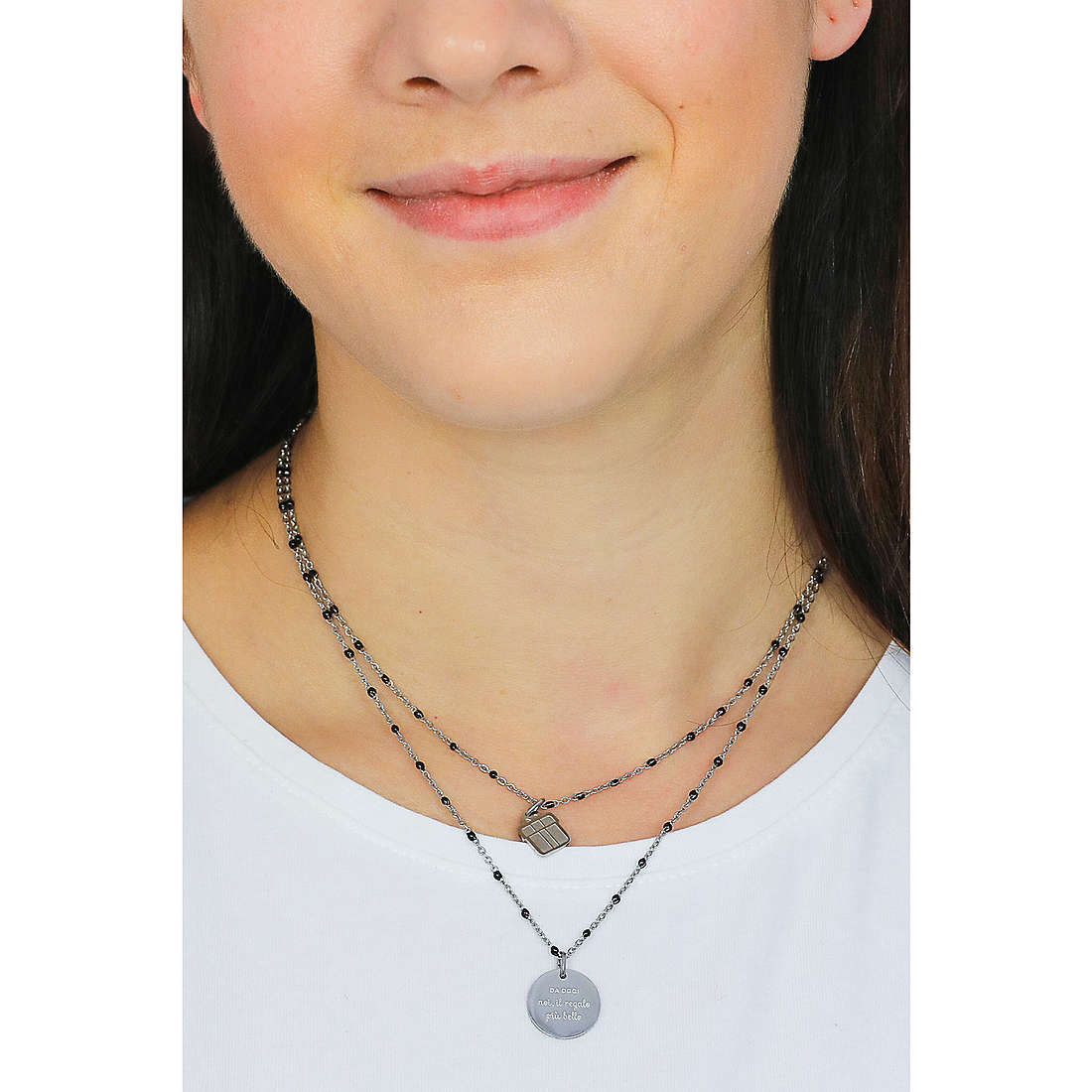 Halskette Damen Schmuck 10 Gute Vorsätze Sweet n9899s/n