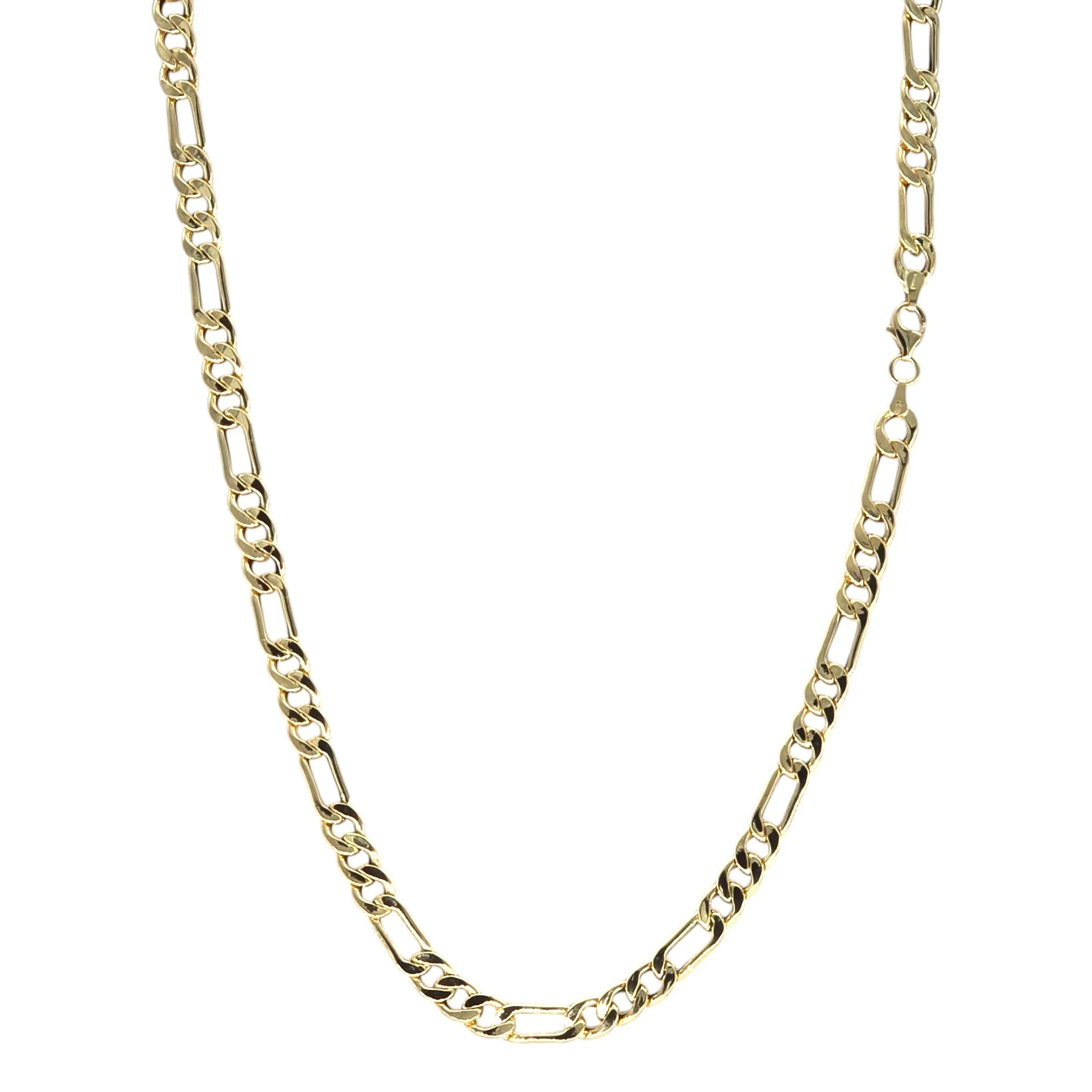 Collana 3+1 in oro giallo 750 lunghezza 60 cm