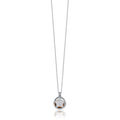 Collana gioielli Luca Barra ck1928 chiama angeli in acciaio con stella zirconata