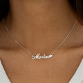 Collana personalizzata in Argento 925 con nome e cuore