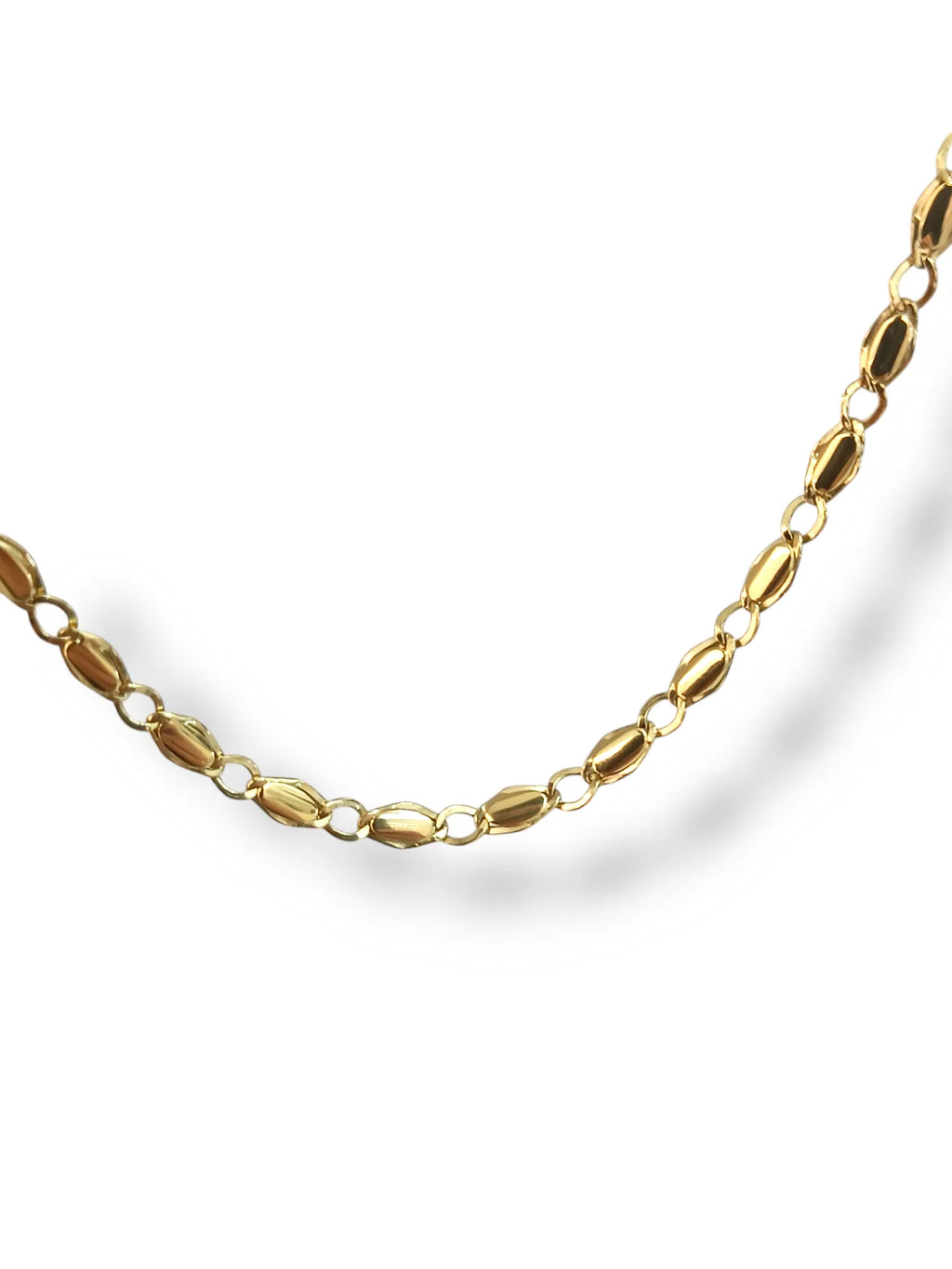 Collana con croce in oro giallo 18kt classica