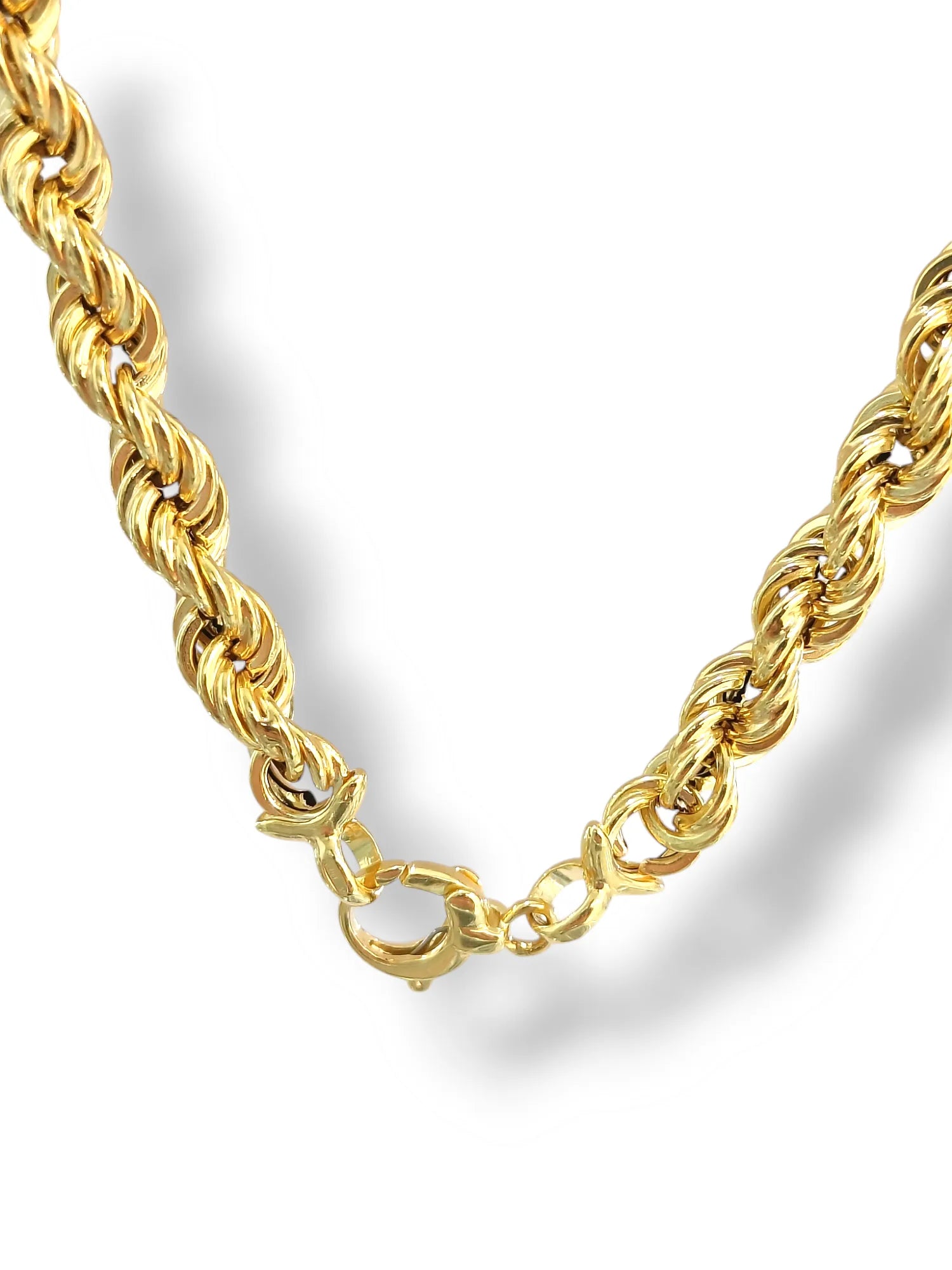 Collana modello funetta in oro giallo 18 carati stile classico