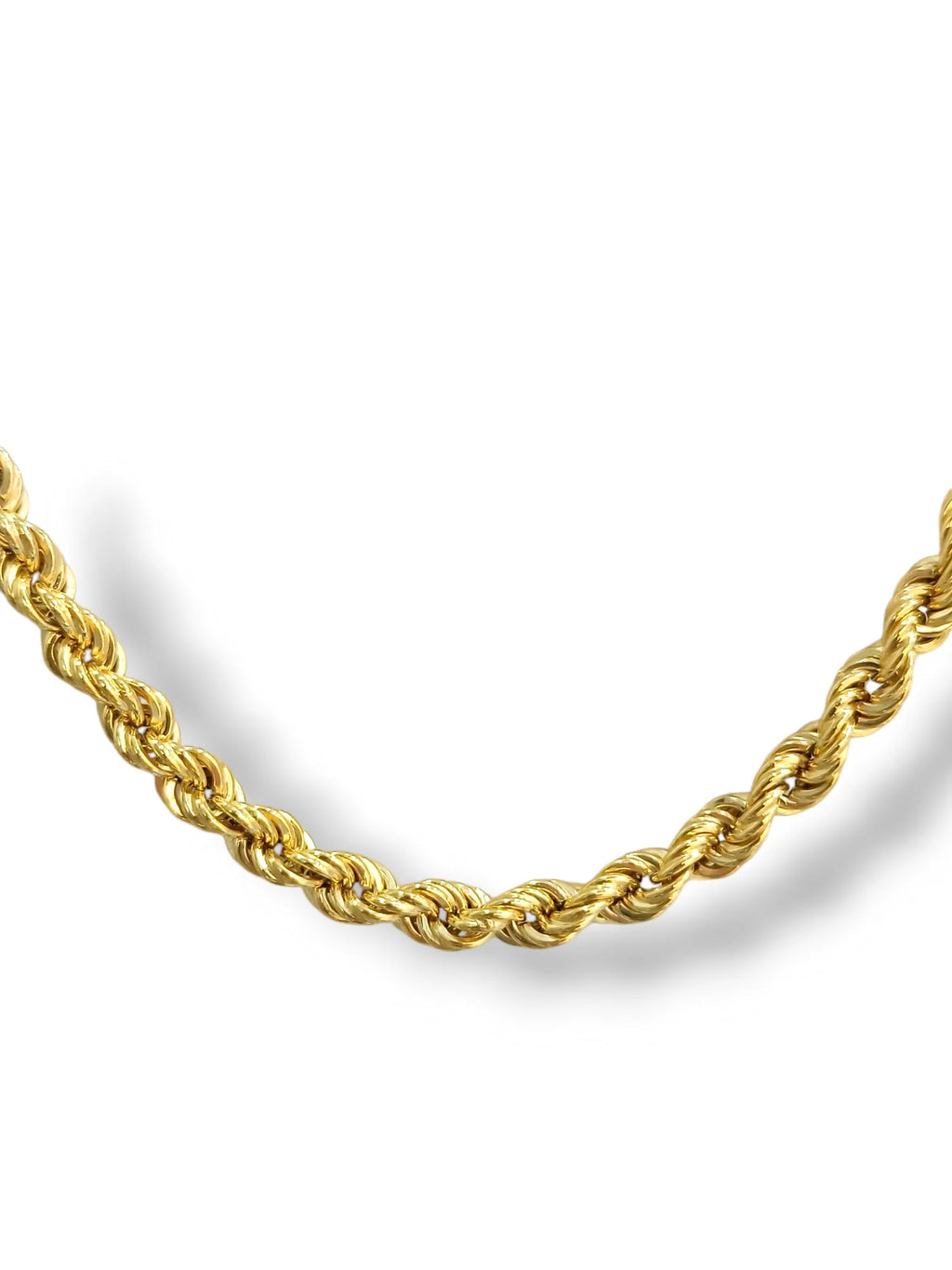 Collana modello funetta in oro giallo 18 carati stile classico