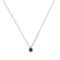 Collana punto luce con diamante nero 0.76ct