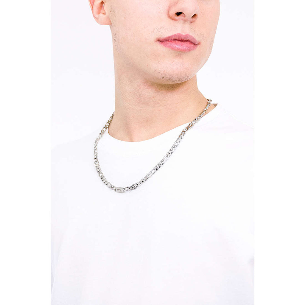 collana uomo gioielli 4US Cesare Paciotti White Texture 4ucl3258