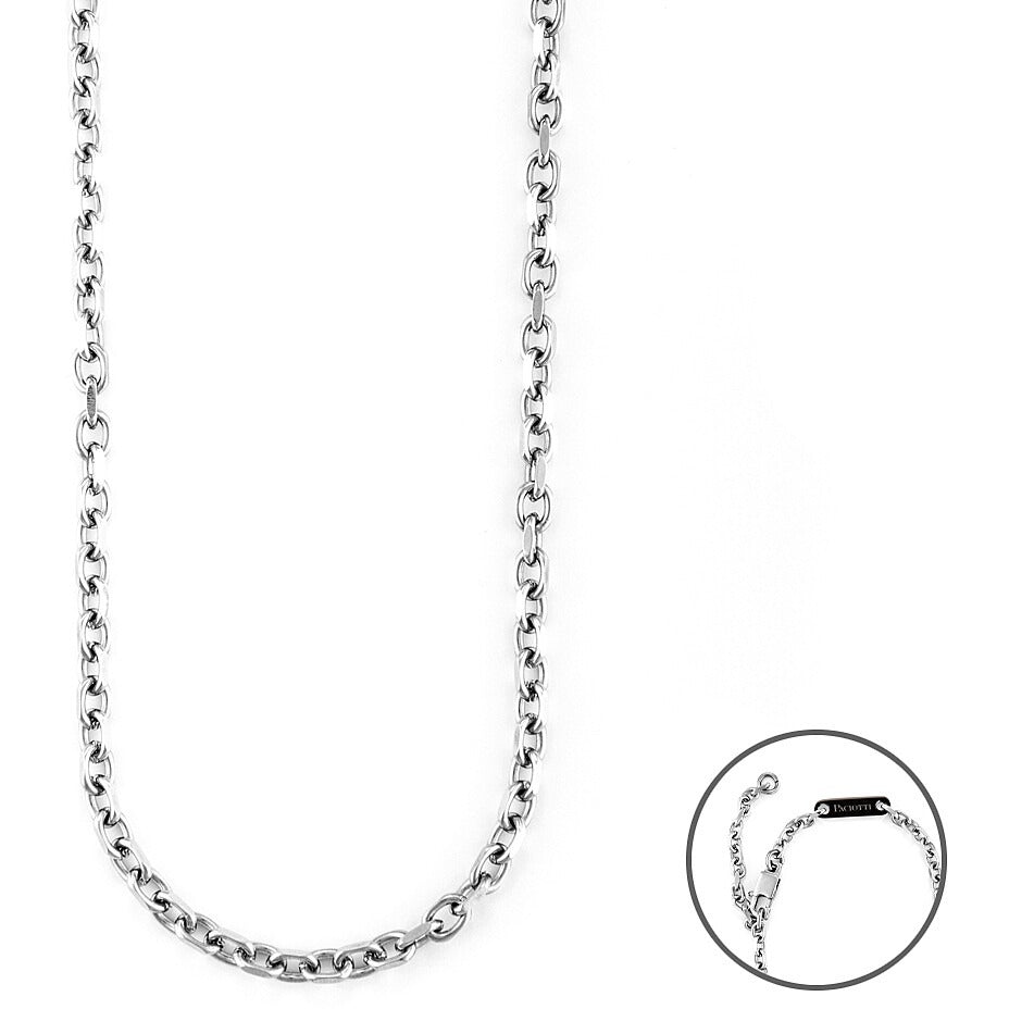 Collana uomo gioielli 4US Cesare Paciotti 4ucl6143 acciaio catena