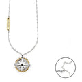 Collana uomo gioielli 4US Cesare Paciotti 4ucl5954 pendente rosa dei venti