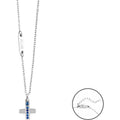 Collana uomo gioielli 4US Cesare Paciotti 4ucl6135 croce blu