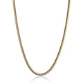 Collana uomo gioielli Luca Barra Spring cl275 in acciaio dorato 45 cm