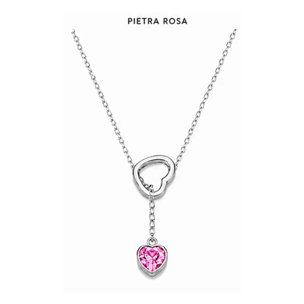 Collana sali e scendi con cuore by OGM Acciaio e Dorato 18KT
