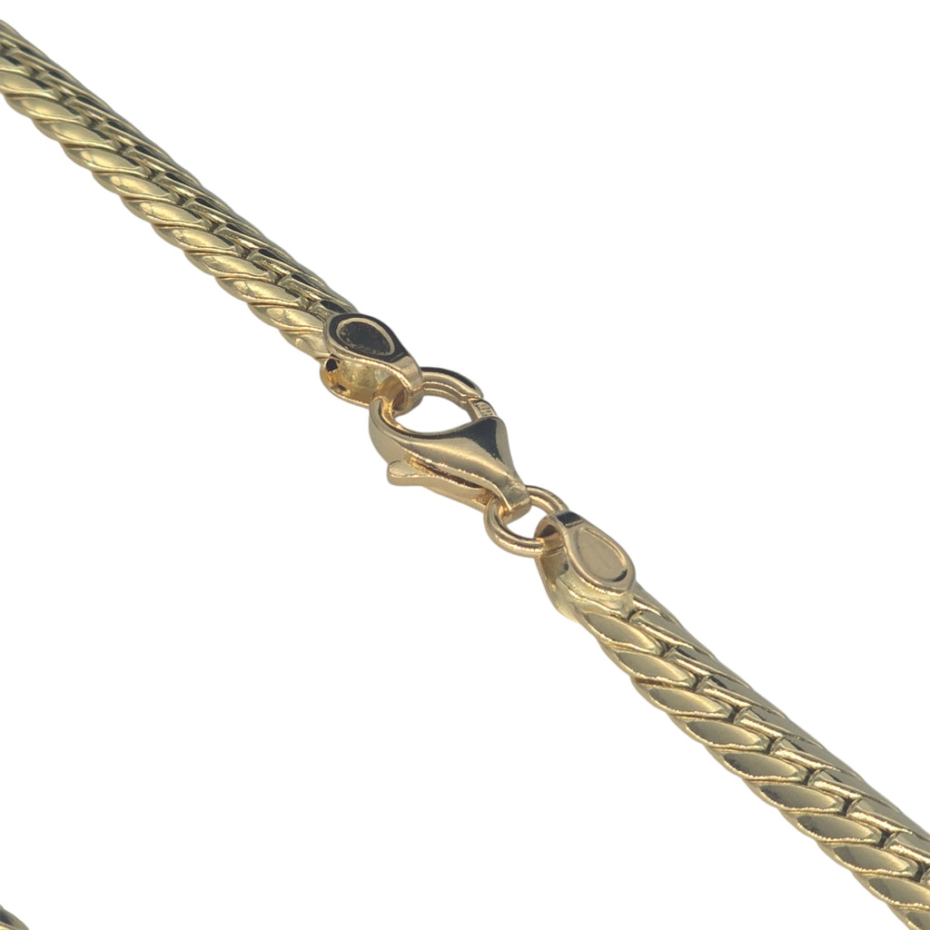Collana Oro Giallo 18kt Modello Snake – 50 cm
