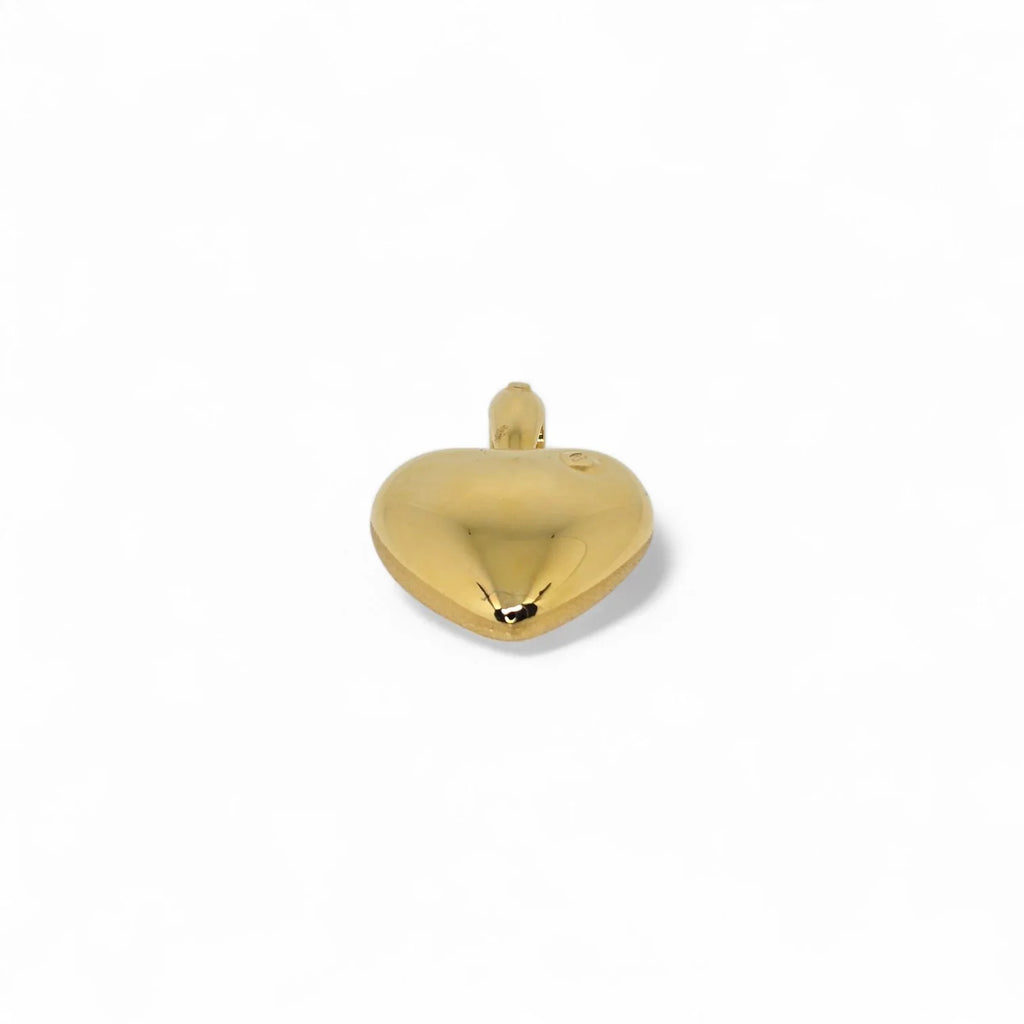 Ciondolo cuore piccolo in oro giallo 18 kt liscio
