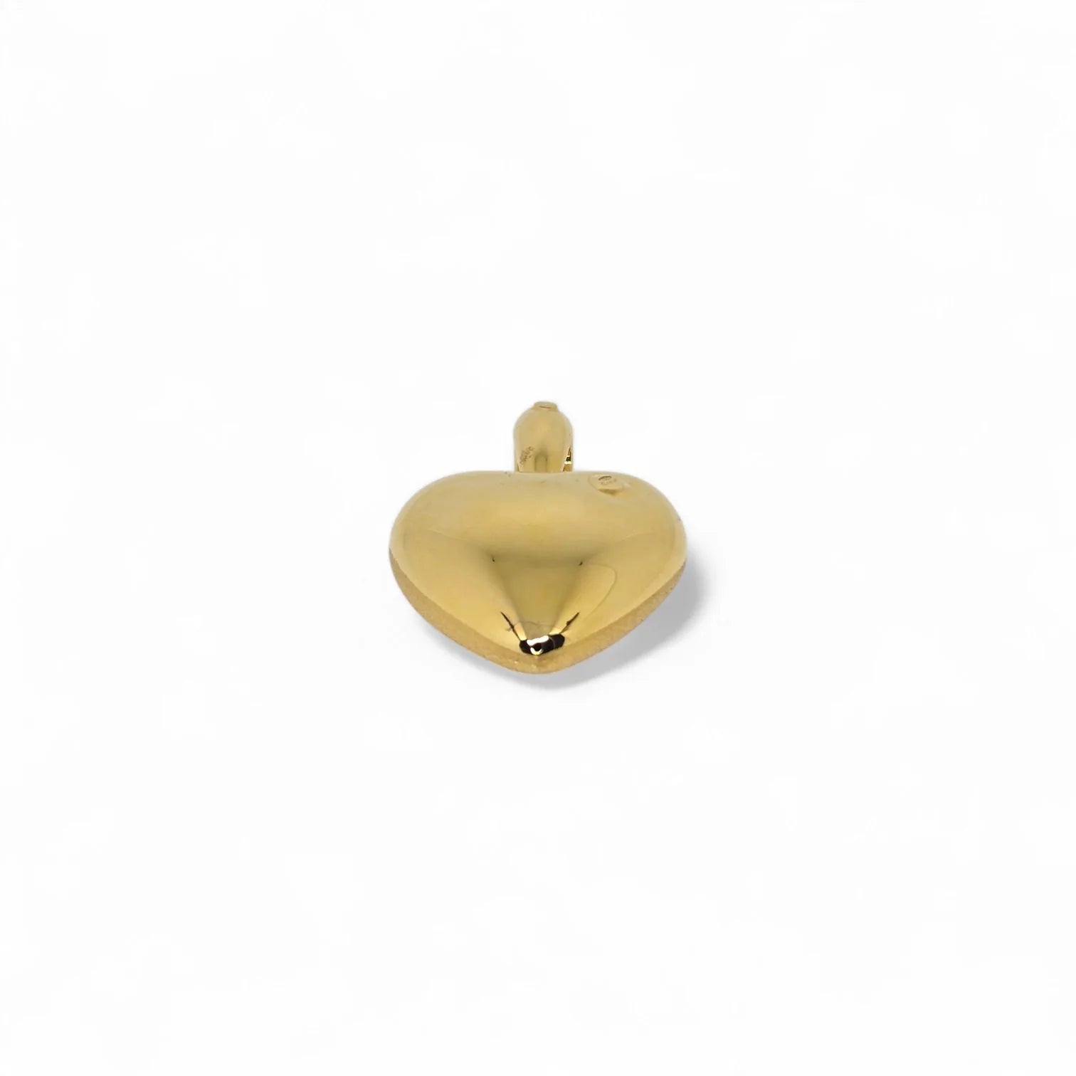 Ciondolo cuore piccolo in oro giallo 18 kt liscio