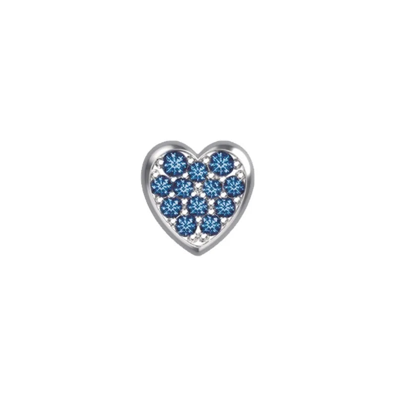 Charm Elements Herz aus Gold mit Saphir DCHZ7398
