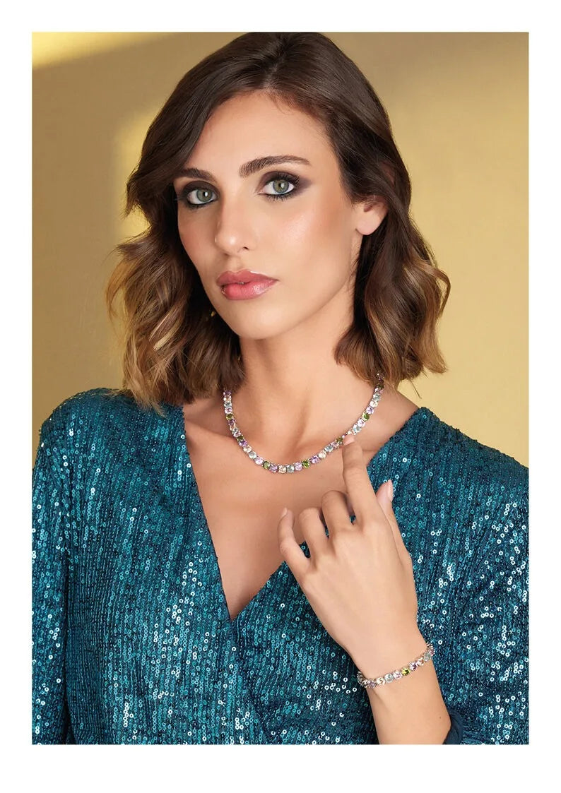 Bracciale Ottaviani rodiato con cubic zirconia 500869B