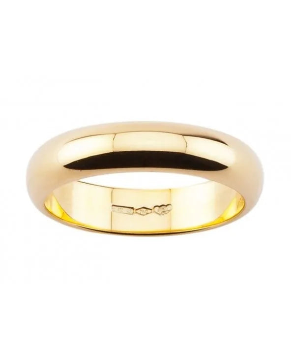 Fede classica da 7 grammi fascia in oro Giallo