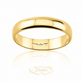 Fede classica da 3 grammi fascia larga in oro giallo