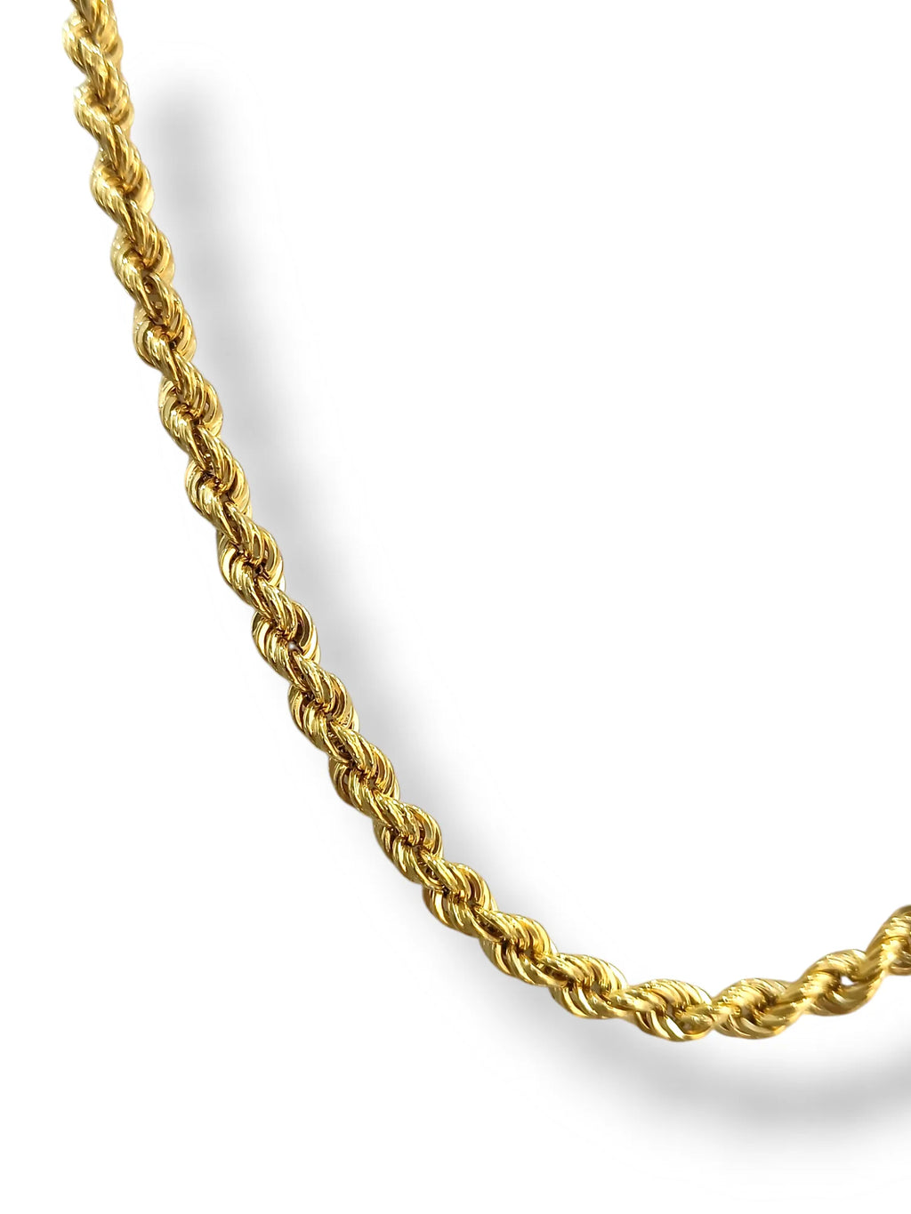 Collana modello funetta in oro giallo 18 carati stile classico