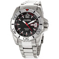 Haurex Italy Caimano Black Dial Watch #7A354UNR- Orologio da uomo