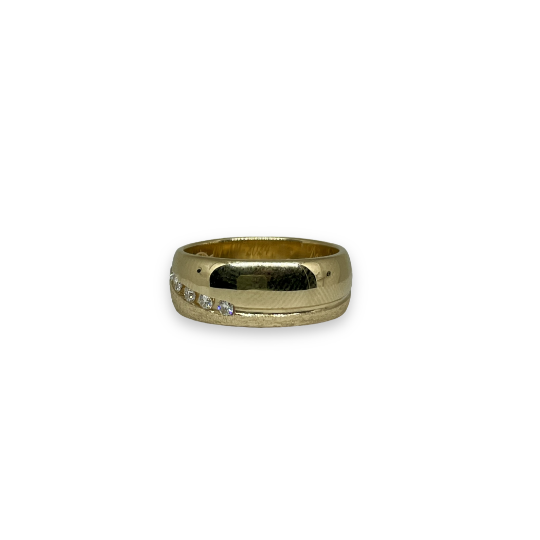 Fedi Nuziali in Oro 750 18KT Uomo e Donna con Diamante VVS da 5mm