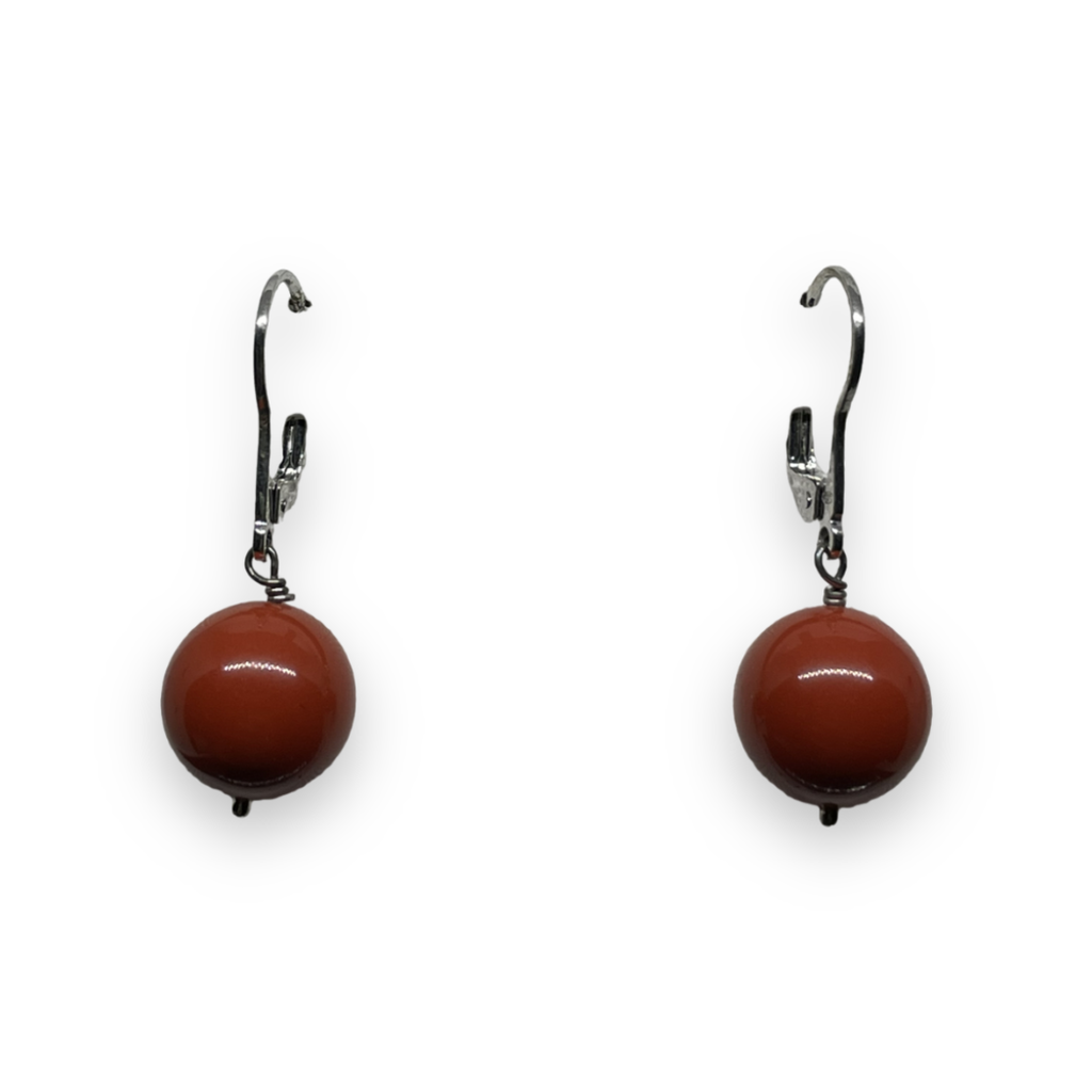Orecchini in corallo rosso