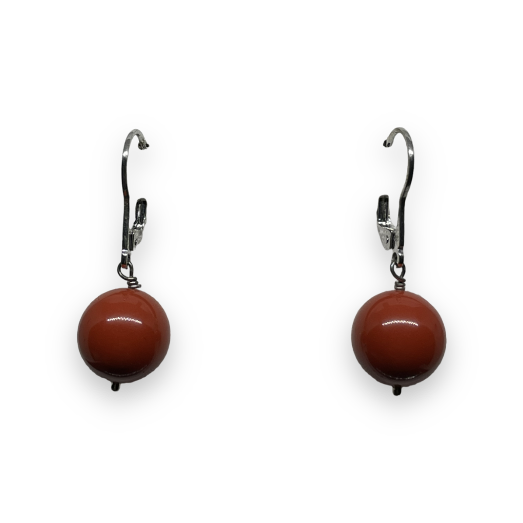 Orecchini in corallo rosso