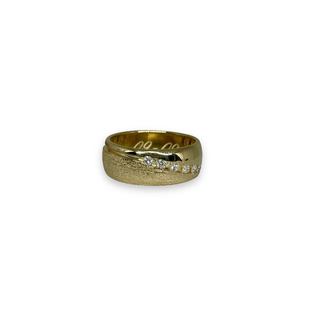 Fedi Nuziali in Oro 750 18KT Uomo e Donna con Diamante VVS da 5mm