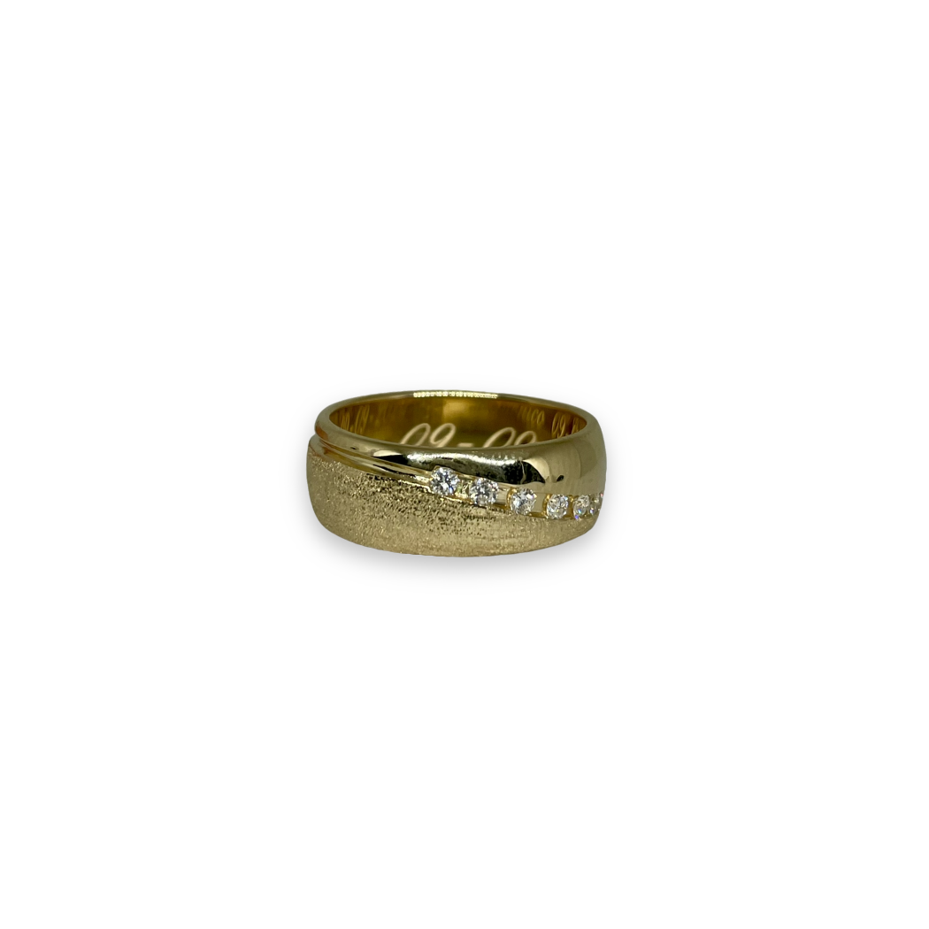 Fedi Nuziali in Oro 750 18KT Uomo e Donna con Diamante VVS da 5mm