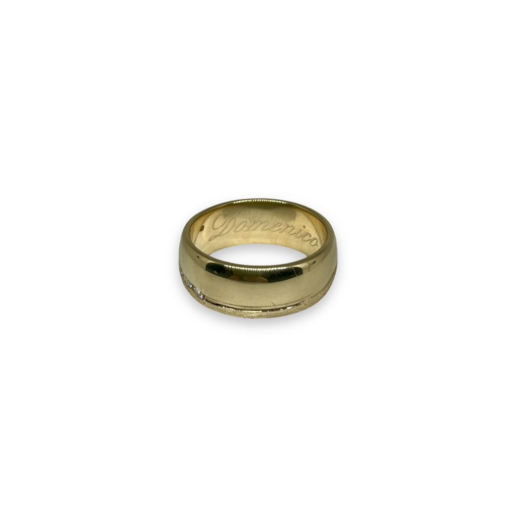 Fedi Nuziali in Oro 750 18KT Uomo e Donna con Diamante VVS da 5mm