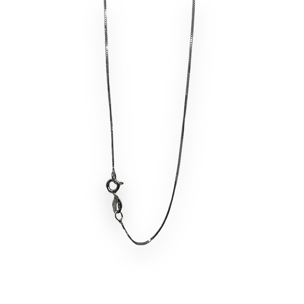 Collana in argento con ciondolo circolare in pietra lapis
