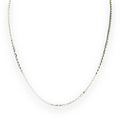 iGold Halskette aus 9 Karat Weißgold 44 cm