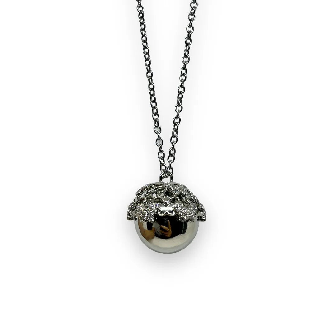 Collana Chiama Angeli con Ciondolo Sferico Intarsiato CASI960293