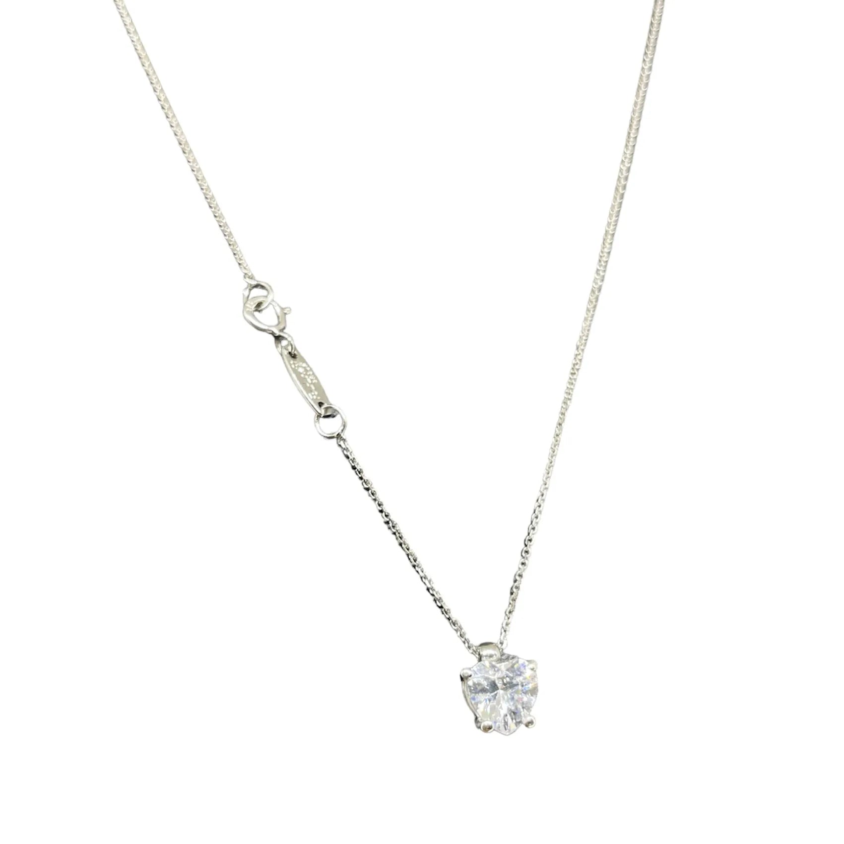 Collana iGold con cuore in Oro Bianco 375 9Kt
