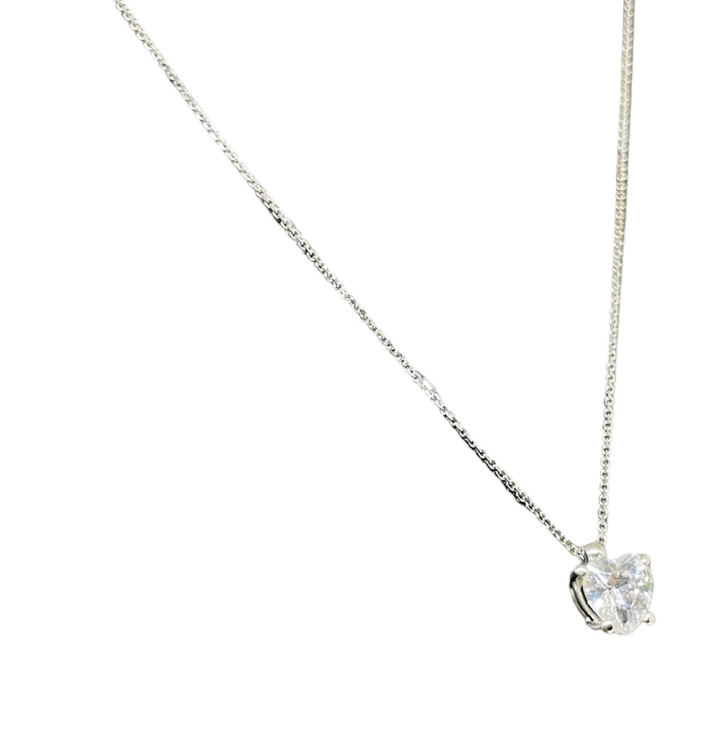 Collana iGold con cuore in Oro Bianco 375 9Kt