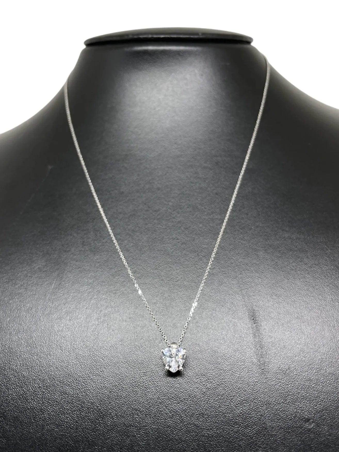 Collana iGold con cuore in Oro Bianco 375 9Kt