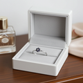 Anello a fiore in Oro 18KT Bianco con zaffiri- Nardelli Elli’s EL0467Z