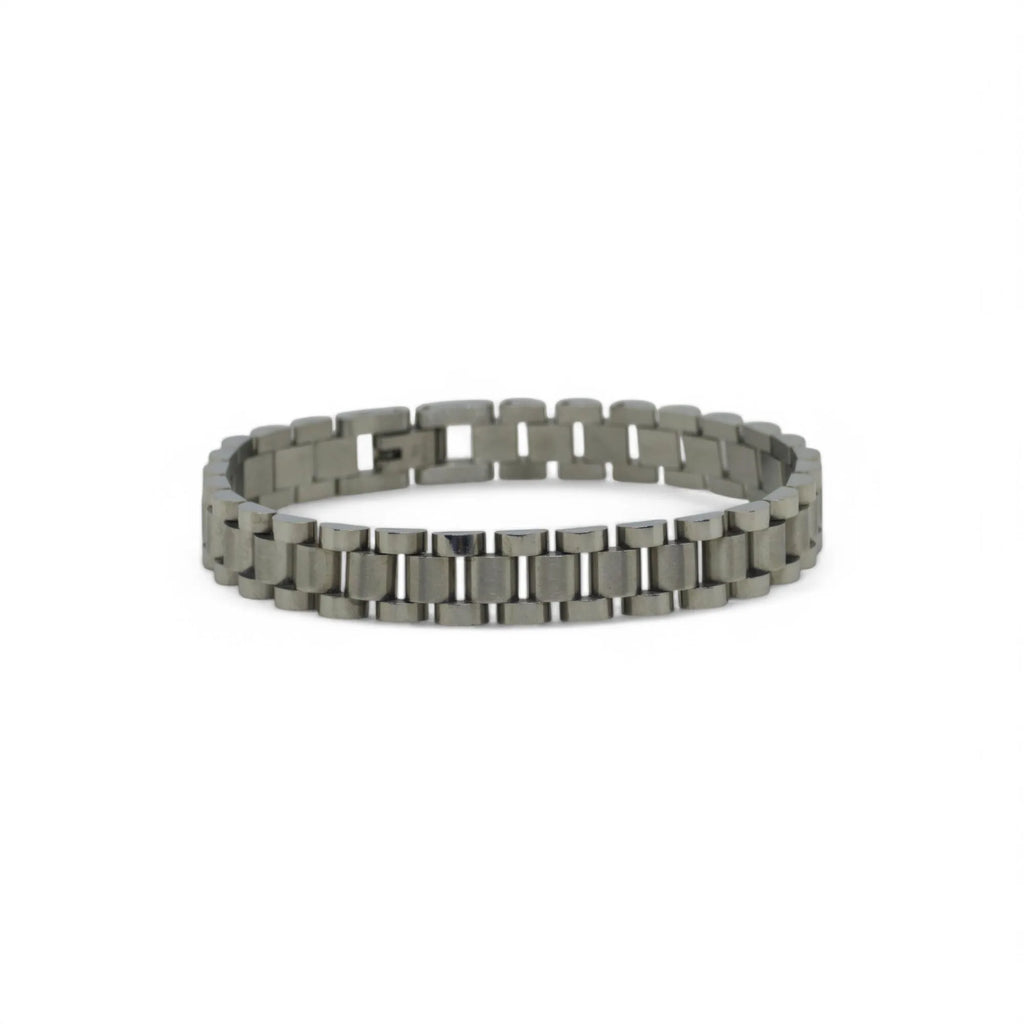 Bracciale uomo maglia in acciaio cinturino President e Jubilee