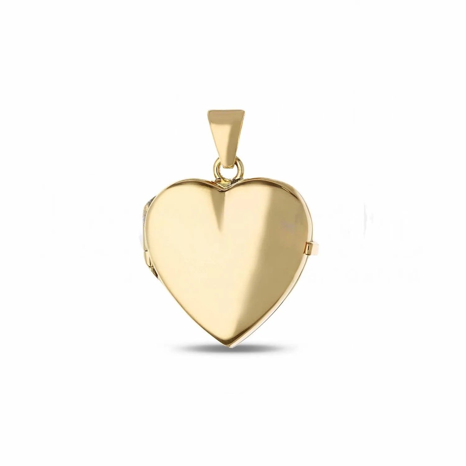Pendente cuore portafoto in oro giallo 18 kt