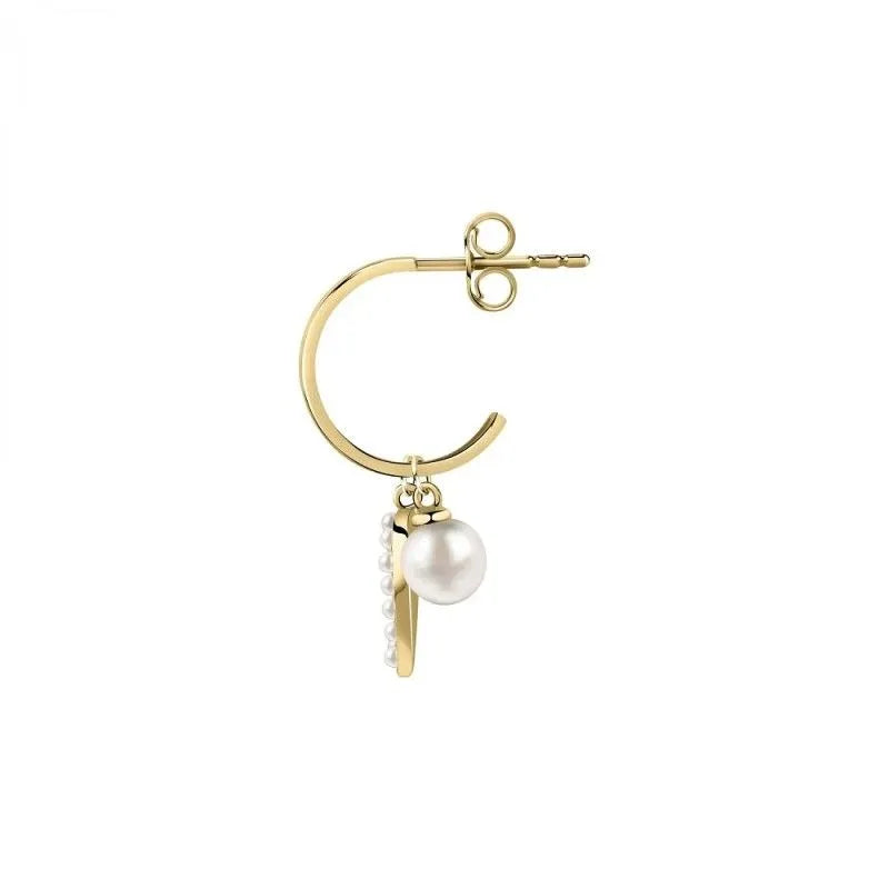 Mono orecchino donna Le petite story con cuore e perla lps02aqm38